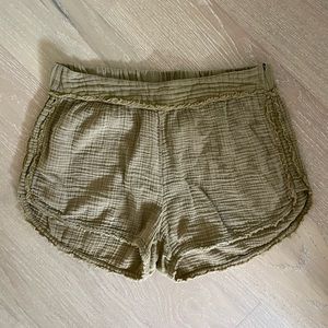 DAILY PRACTICE BY ANTHROPOLOGIE GAUZY BEACH SHORTS